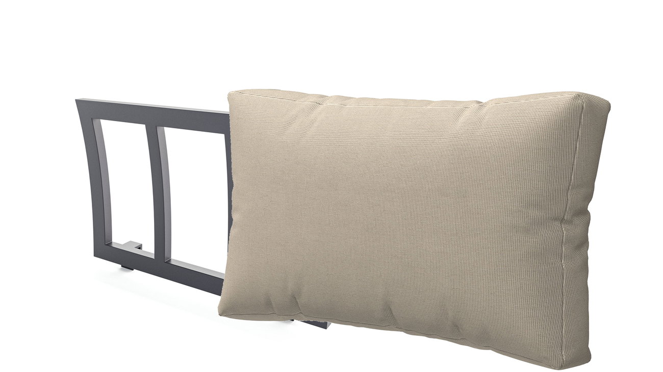 Sami - Dossier avec coussin de dossier (Beige quartz)