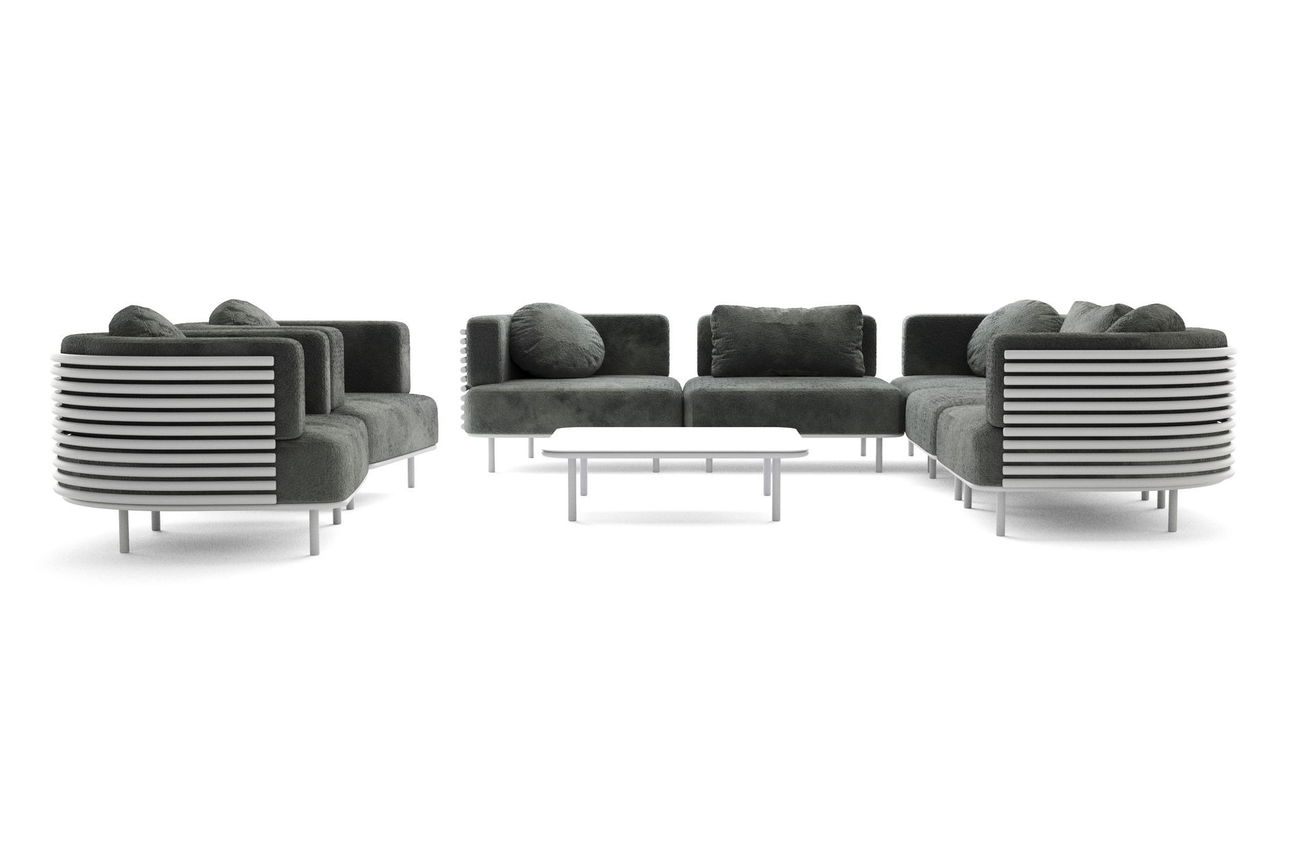 Soria Lounge Max (Aluminium Weiß) main product photo