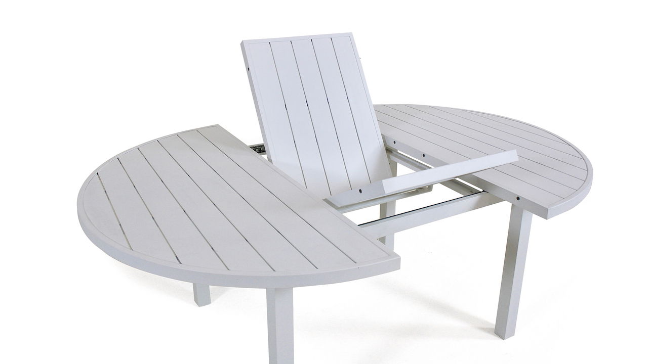 Table extensible 145/197 cm, ronde