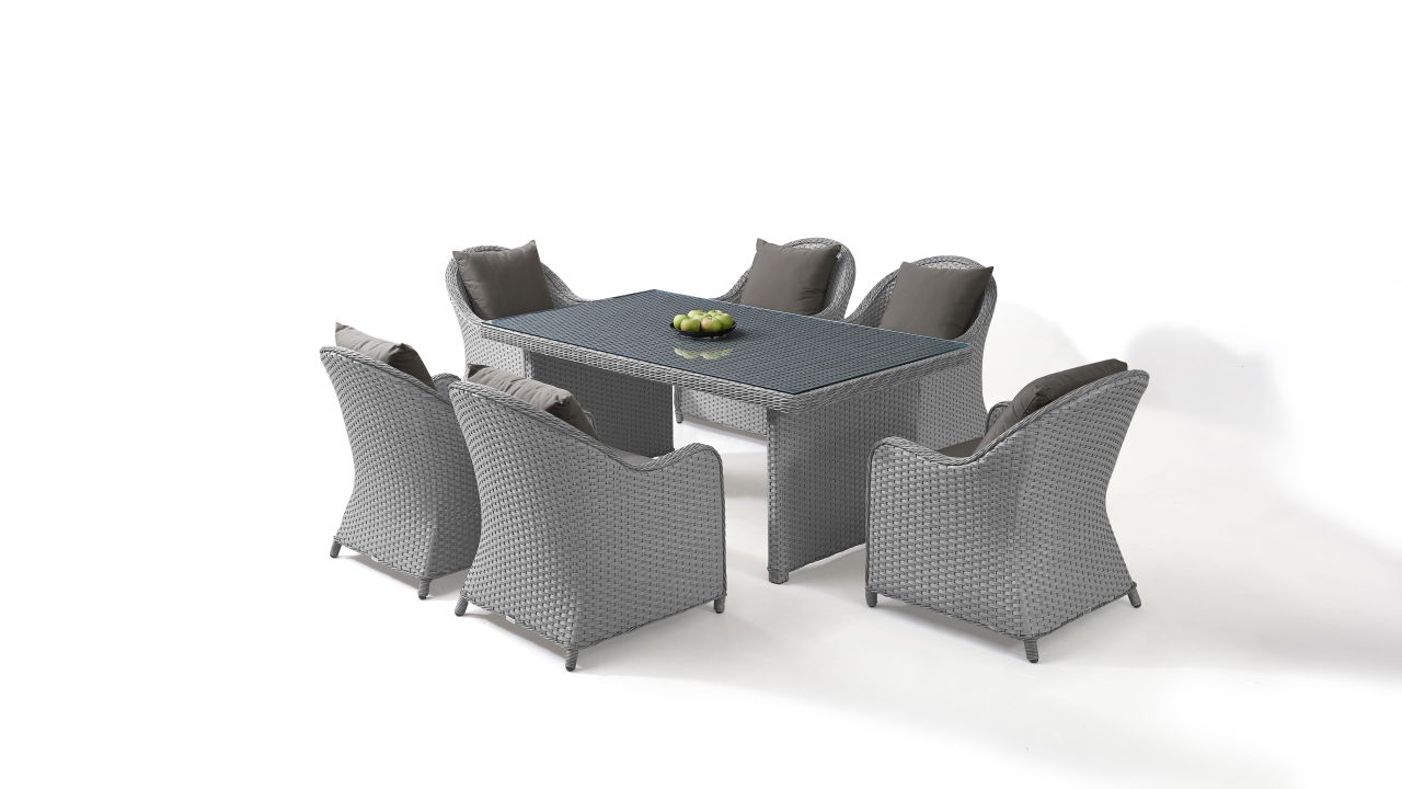 Kasu Dining 6 (gris)