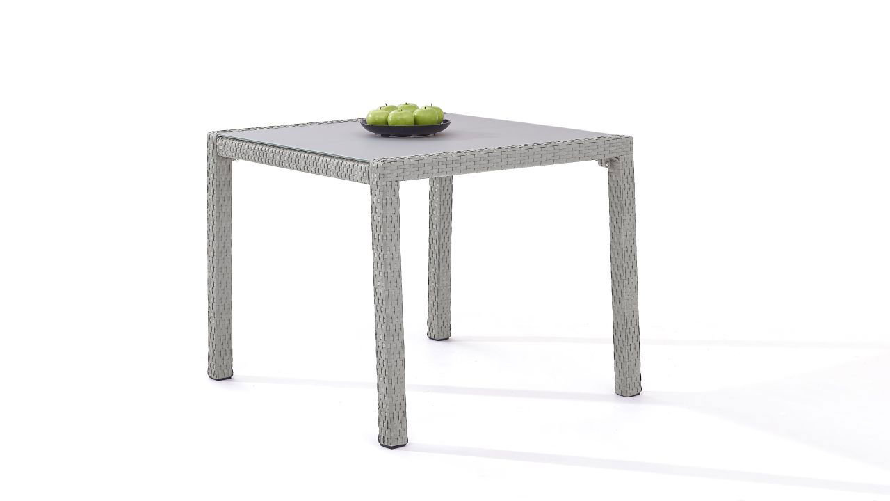 Table à manger 90 cm (gris)