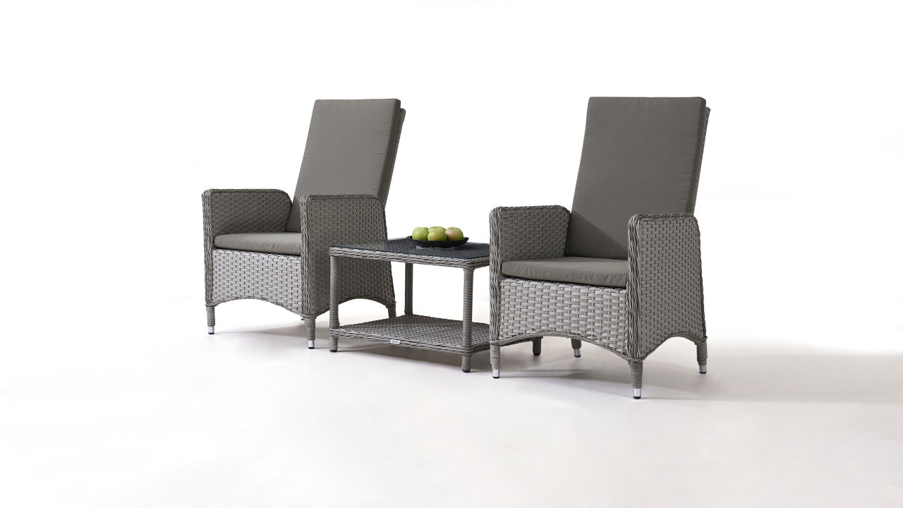Lot de 2 chaises Doona avec table d'appoint
