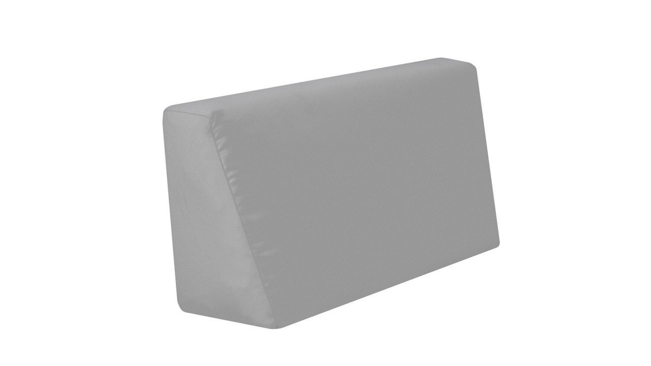 Coussin latéral gauche Cube (gris clair)