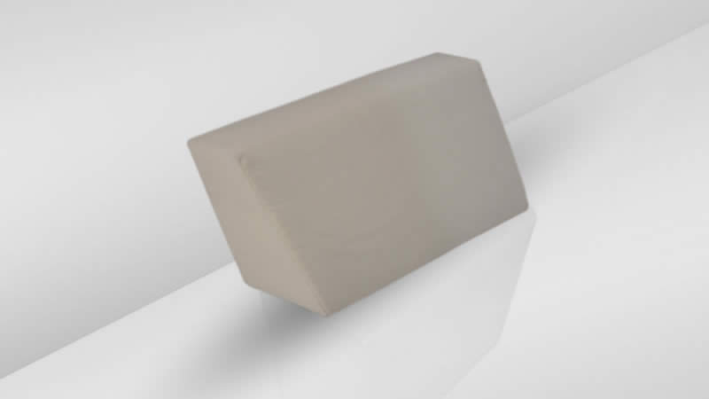 Coussin latéral droit Cube (gris-brun)