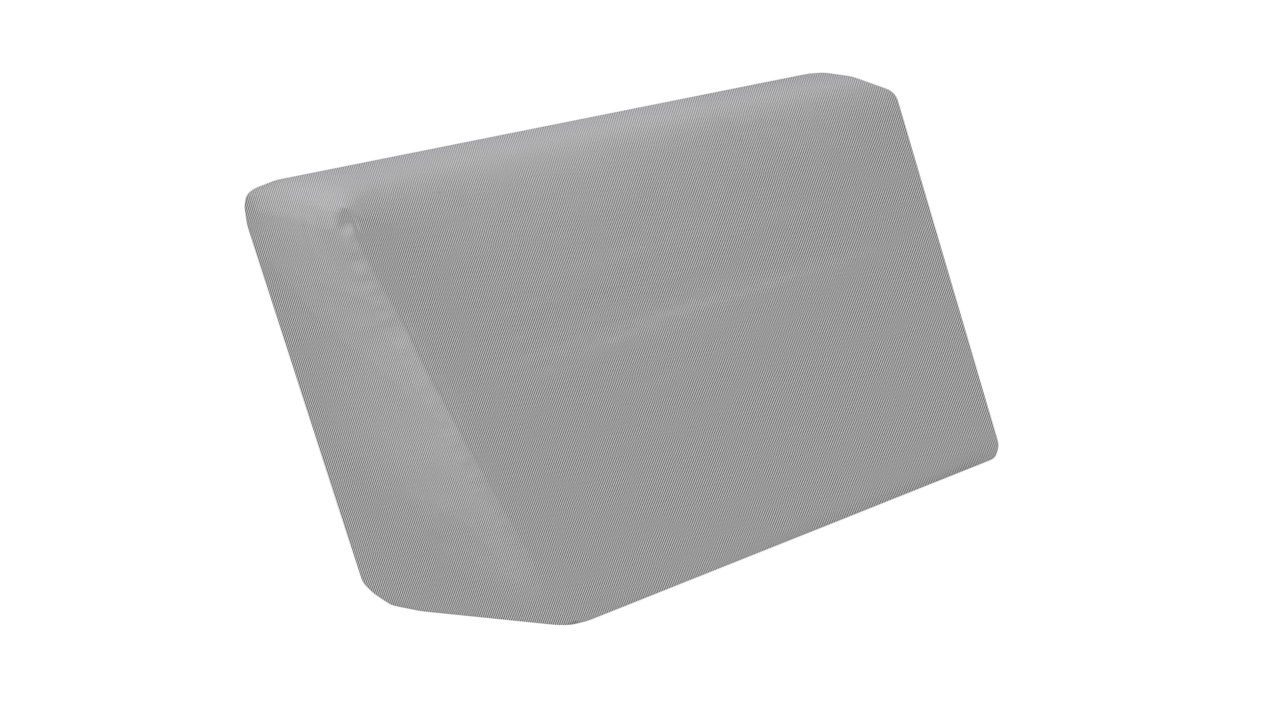 Coussin latéral droit Cube (gris clair)