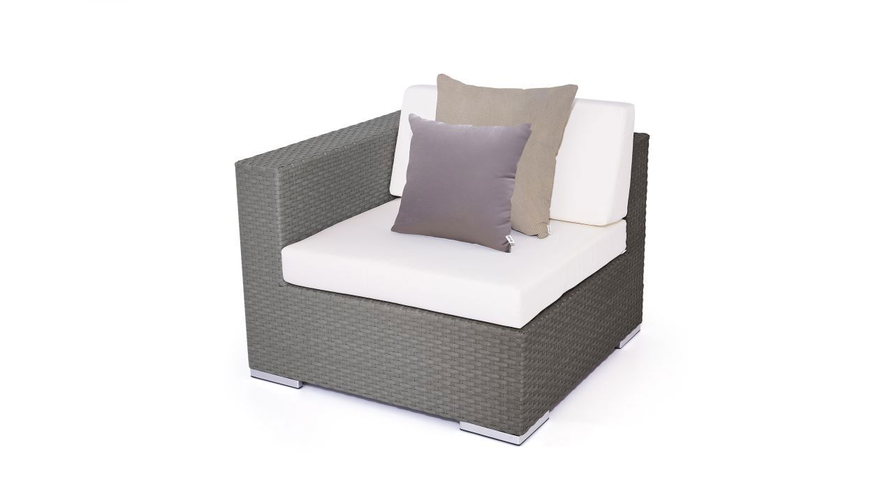 Fauteuil d'angle Cube 90 cm (anthracite)