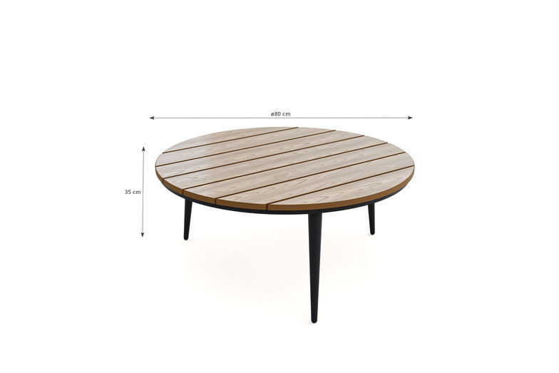 Table basse ronde 80 cm